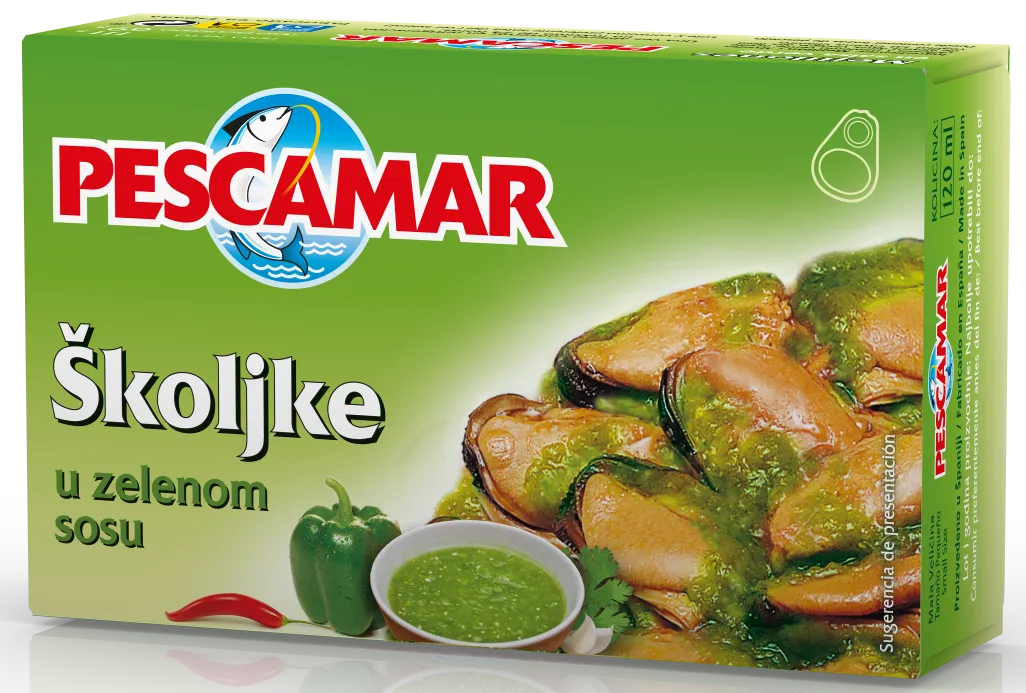 Školjke u zelenom sosu