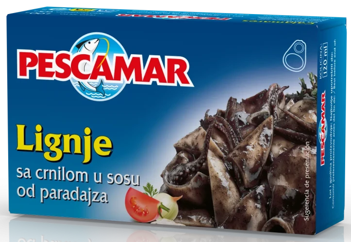 Lignje u sopstvenom sosu