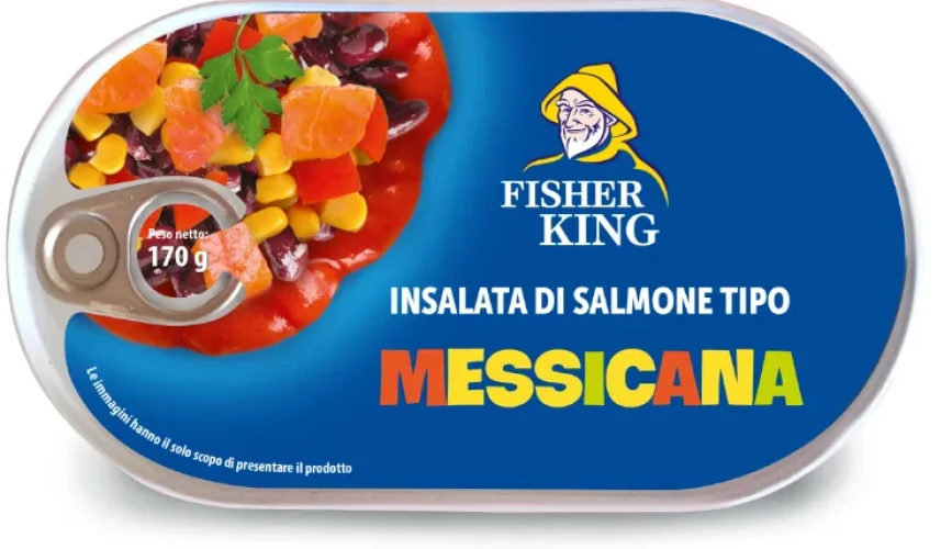 Fisher King salata od lososa sa meksičkim povrćem
