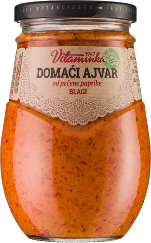 Ajvar od pečene crvene paprike - blagi 